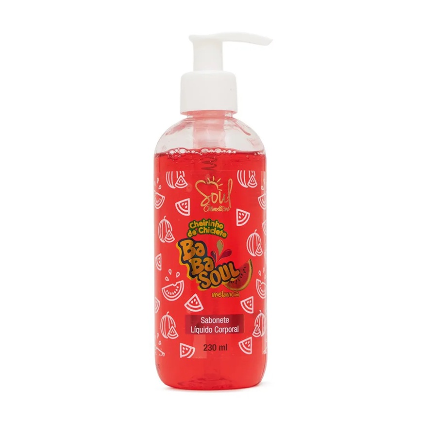 Jabon liquido Corp. BabaSoul SANDIA 230ML - 💄 COSMÉTICO - Morita | Cosméticos Paraguay
