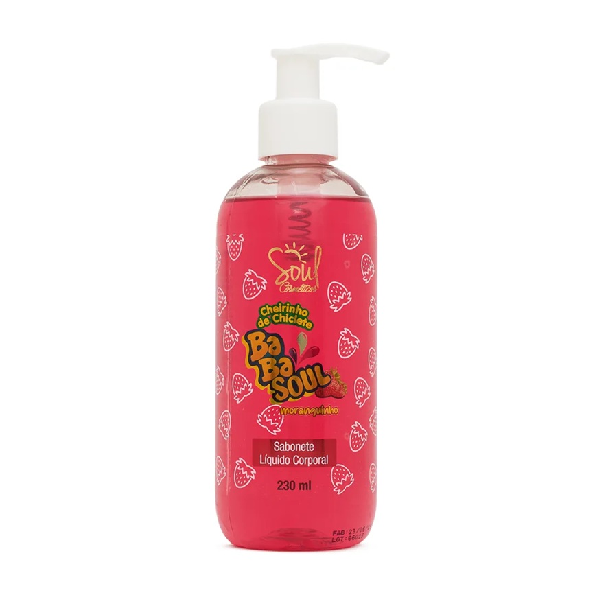 Jabon liquido Corp. BabaSoul FRESA 230ml - 💄 COSMÉTICO - Morita | Cosméticos Paraguay