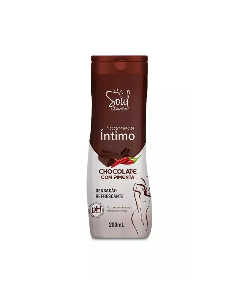 Jabon intimo BabaSoul CHOCOLATE CON PIMIENTA 200ml - 💄 COSMÉTICO - Morita | Cosméticos Paraguay