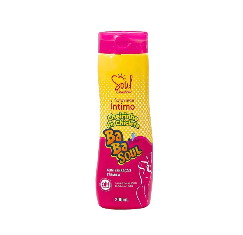 Jabón Intimo BabaSoul "Chicle" 200ml - 💄 COSMÉTICO - Morita | Cosméticos Paraguay